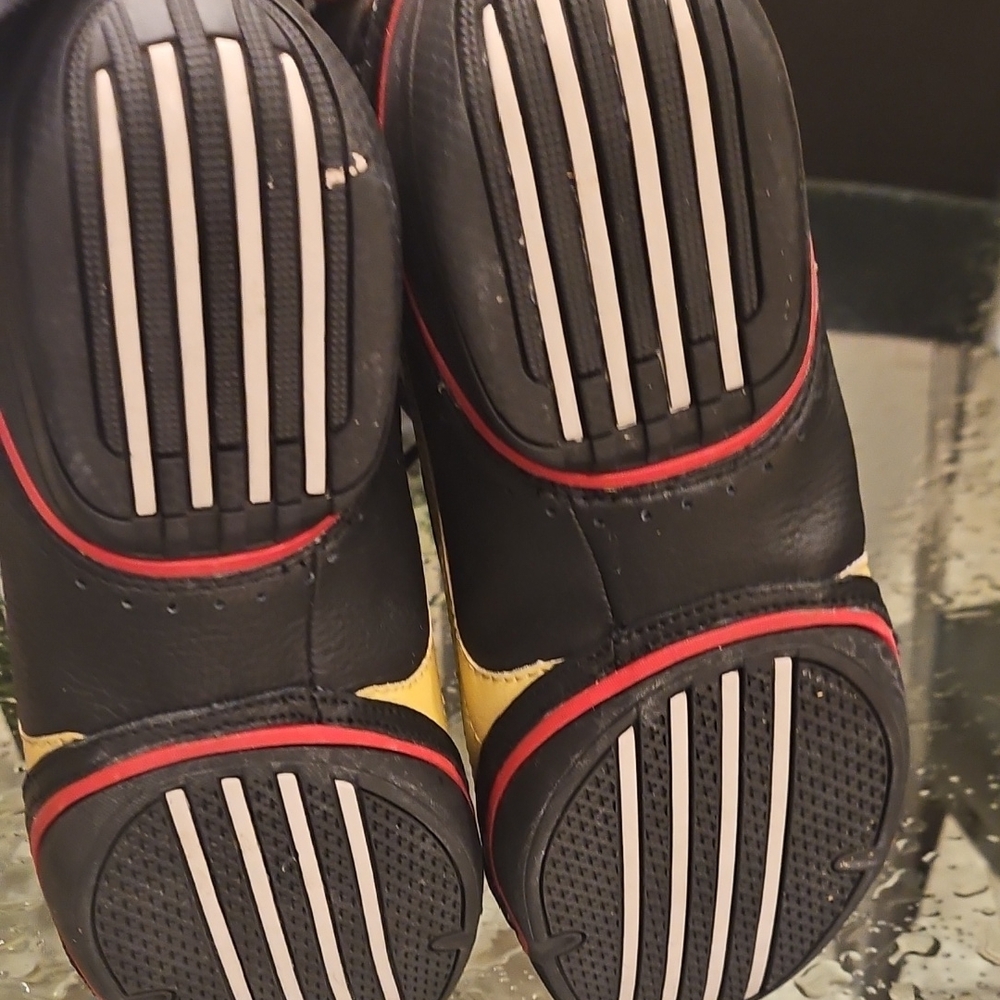 Puma Black and Gold High-Top Sneakers - Picture 6 of 9